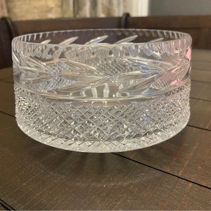 Galway Irish Crystal (over 24% leaded crystal) bowl.